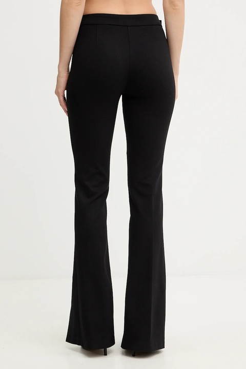 Versace Jeans Couture spodnie damskie kolor czarny dzwony high waist 79HAA103 J0092 - zdjęcie produktu nr 2