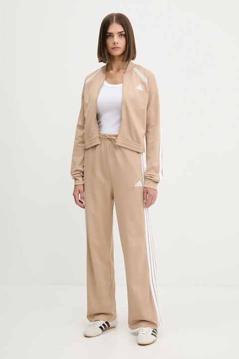 adidas dres TEAMSPORT damski kolor beżowy JX0529 - zdjęcie produktu nr 1