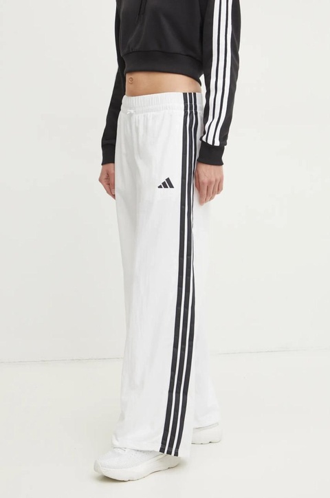 adidas spodnie dresowe Essentials kolor beżowy z aplikacją JE1307 - zdjęcie produktu nr 1