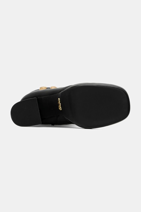 Buffalo kozaki May Boot Btn damskie kolor czarny na słupku 1220074-BLK - zdjęcie produktu nr 2