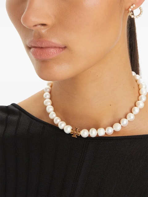 Tory Burch Kira pearl necklace - Neutrals - zdjęcie produktu nr 2