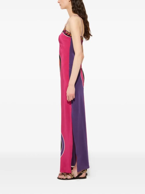 PUCCI abstract-print maxi dress - Purple - zdjęcie produktu nr 2