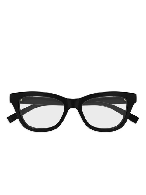 Gucci Eyewear cat-eye-frame logo glasses - Black - zdjęcie produktu nr 1