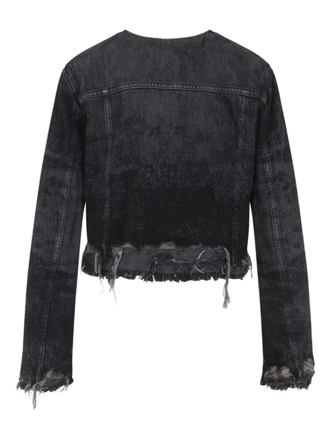 Diesel frayed denim jacket - Grey - zdjęcie produktu nr 1