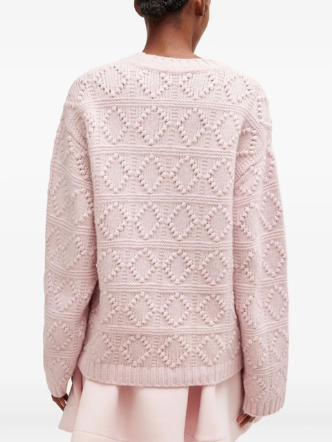 GANNI textured sweater - Pink - zdjęcie produktu nr 2