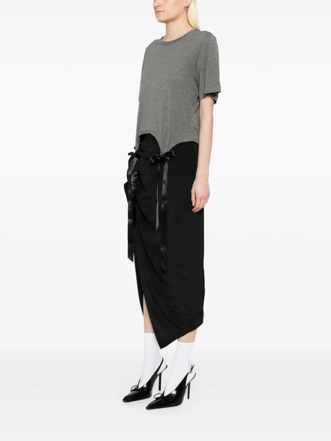 Simone Rocha lyocell T-shirt - Grey - zdjęcie produktu nr 1