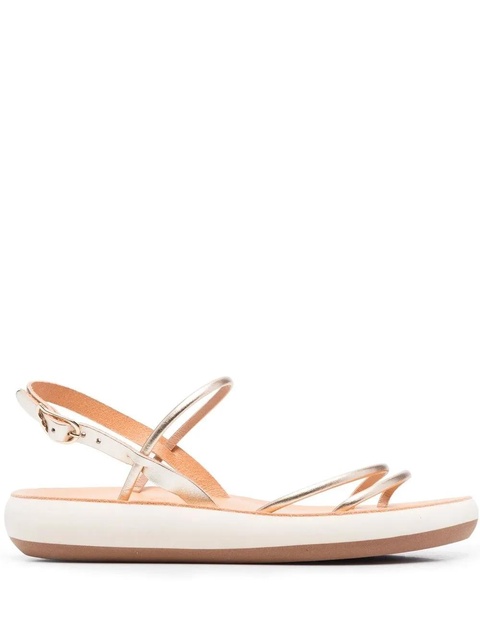 Ancient Greek Sandals Polis metallic-strap sandals - Gold - zdjęcie produktu nr 1