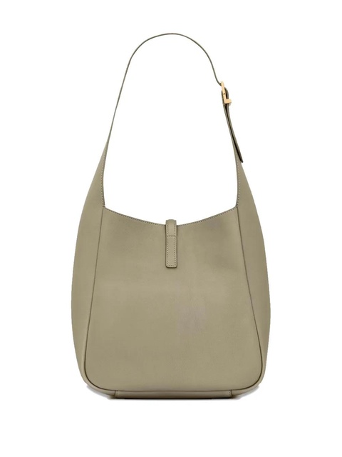 Saint Laurent small Le 5 à 7 logo-plaque tote bag - Green - zdjęcie produktu nr 1