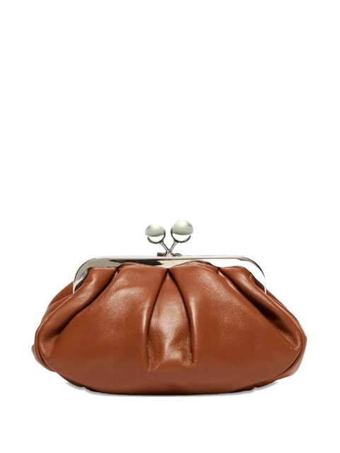 Max Mara leather clutch bag - Brown - zdjęcie produktu nr 1