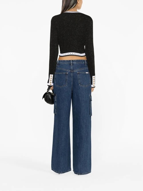 Balmain long-sleeve button-fastening cardigan - Black - zdjęcie produktu nr 2