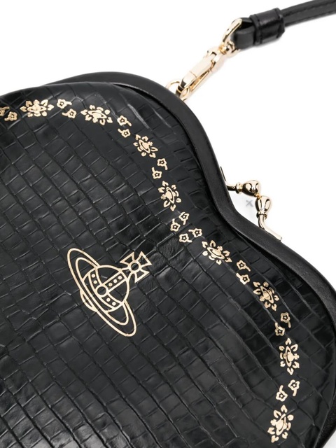 Vivienne Westwood mini Belle Heart Frame embellished bag - Black - zdjęcie produktu nr 2