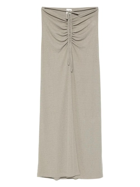 Nanushka ruched maxi skirt - Grey - zdjęcie produktu nr 1