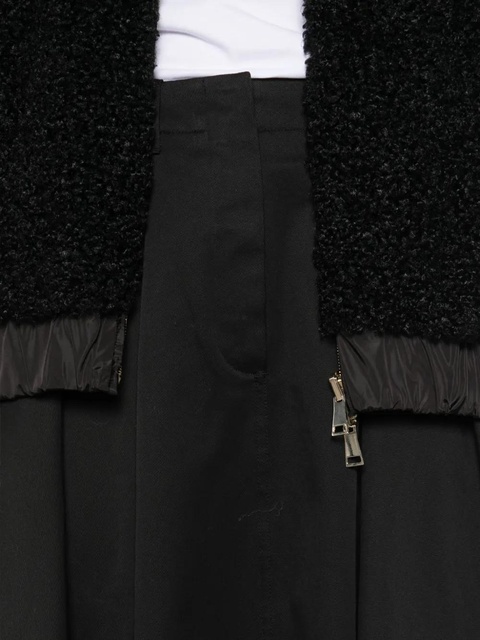 Moncler pleated midi skirt - Black - zdjęcie produktu nr 2