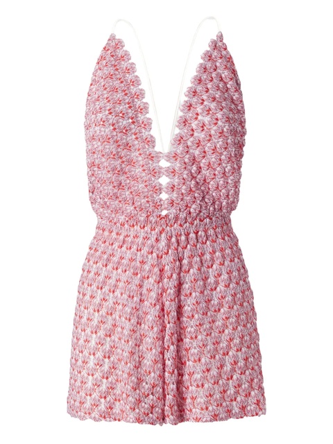 Missoni lace palysuit - Red - zdjęcie produktu nr 1