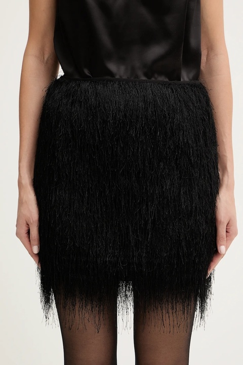 Twinset spódnica kolor czarny mini prosta 252TT2302 - zdjęcie produktu nr 2