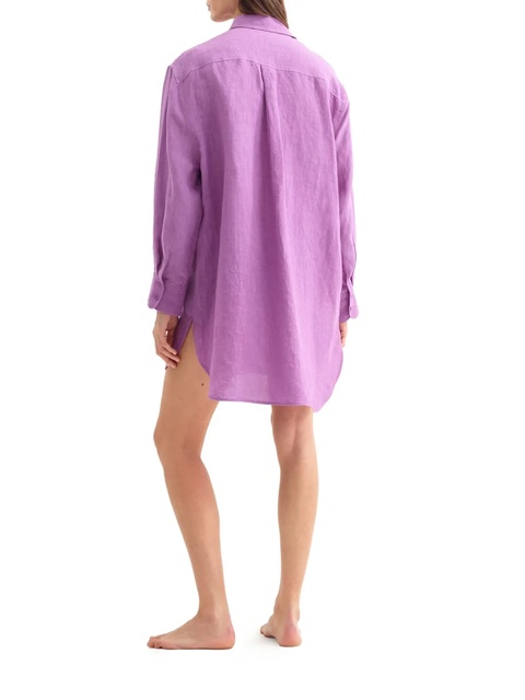 ERES Mignonette button-down linen shirt - Purple - zdjęcie produktu nr 2