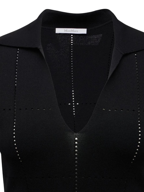 Max Mara perforated mini dress - Black - zdjęcie produktu nr 2