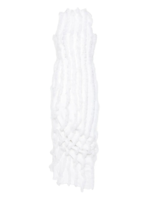 Jacquemus ruffled draped maxi dress - White - zdjęcie produktu nr 1