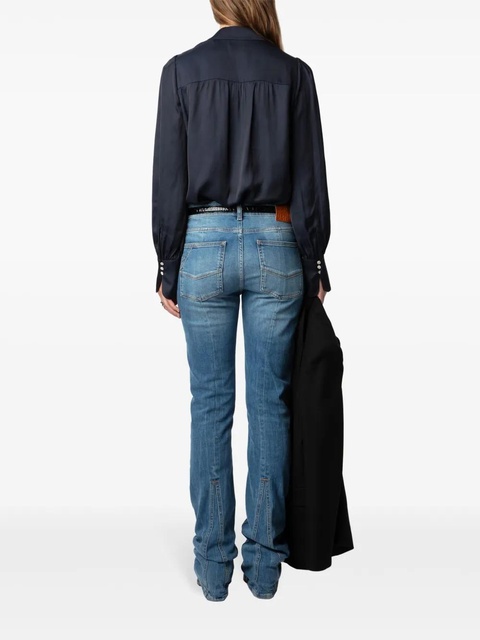 Zadig&Voltaire Tinous Satin blouse - Blue - zdjęcie produktu nr 2