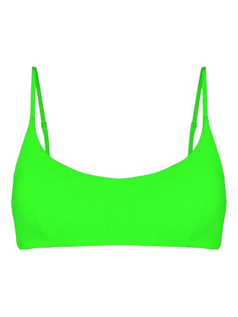 MC2 Saint Barth spaghetti-strap swimsuit top - Green - zdjęcie produktu nr 1