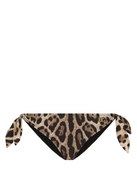 Dolce & Gabbana leopard-print bikini bottom - Brown - zdjęcie produktu nr 2