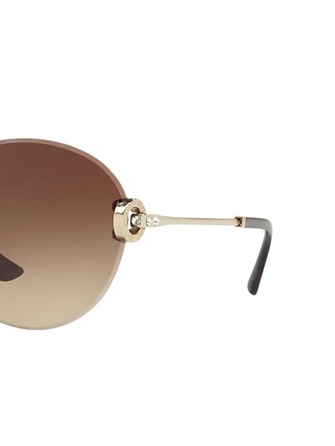 Bvlgari round frame sunglasses - Metallic - zdjęcie produktu nr 2