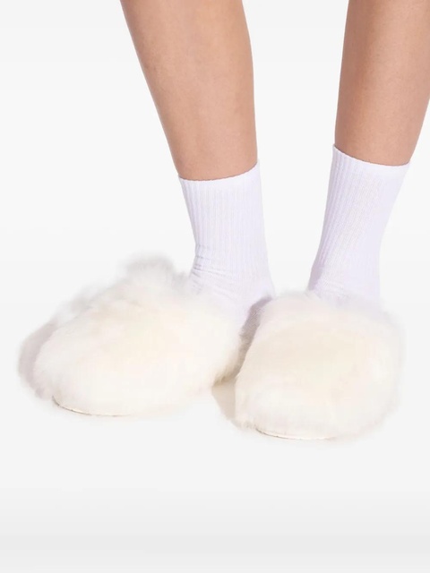 UGG fur-lined slippers - White - zdjęcie produktu nr 1