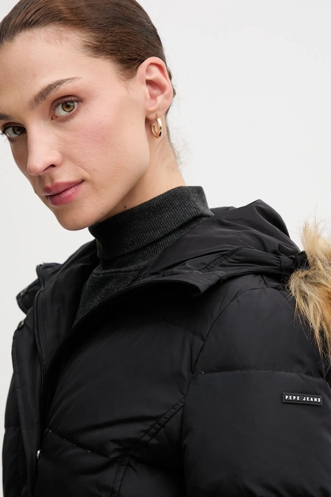 Pepe Jeans kurtka kolor czarny zimowa PL4024336 - zdjęcie produktu nr 2