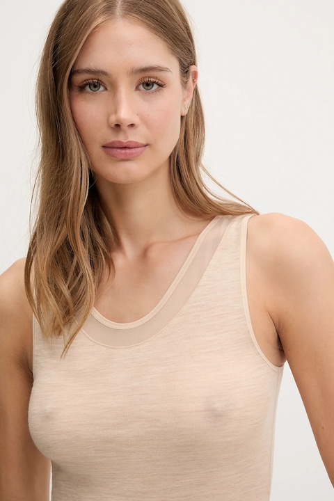 Chantelle top wełniany Femilet kolor beżowy FN1582 - zdjęcie produktu nr 2