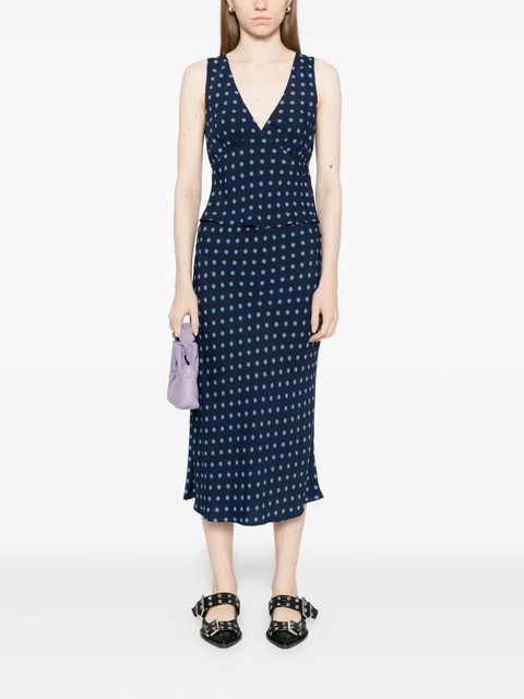 Reformation Zoe skirt set - Blue - zdjęcie produktu nr 2