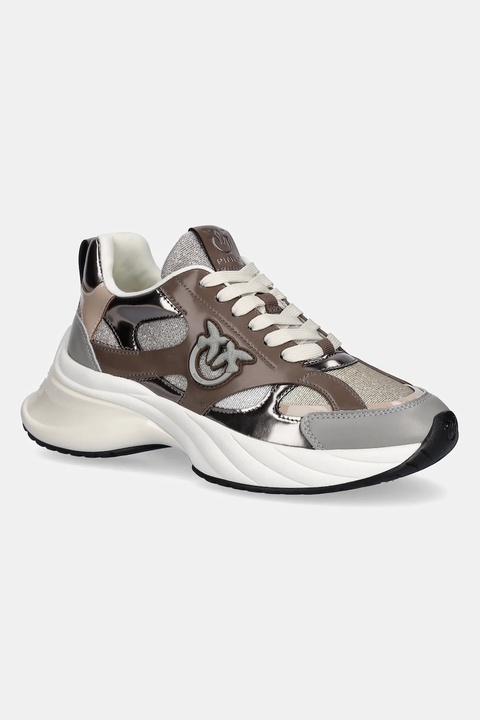 Pinko sneakersy Ariel 15 damskie kolor szary SS0067E032L15 - zdjęcie produktu nr 1