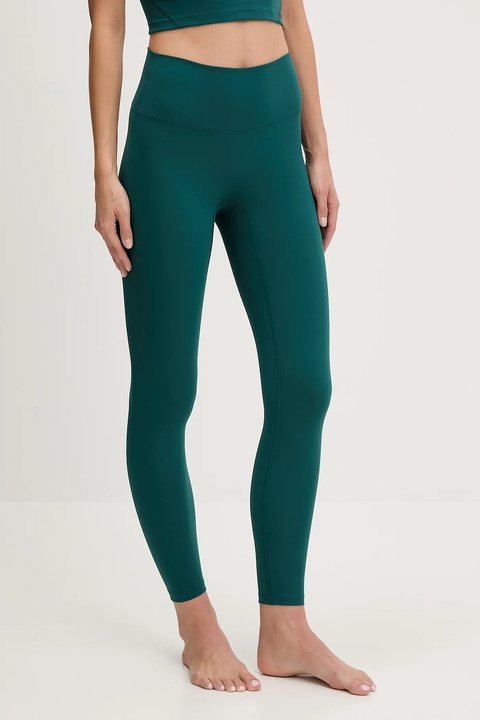 Joy in me legginsy do jogi Oneness Ease kolor zielony gładkie Oneness Ease 7/8 - zdjęcie produktu nr 1