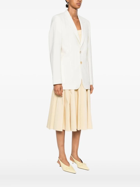 Marni single-breasted pocket blazer - Neutrals - zdjęcie produktu nr 2
