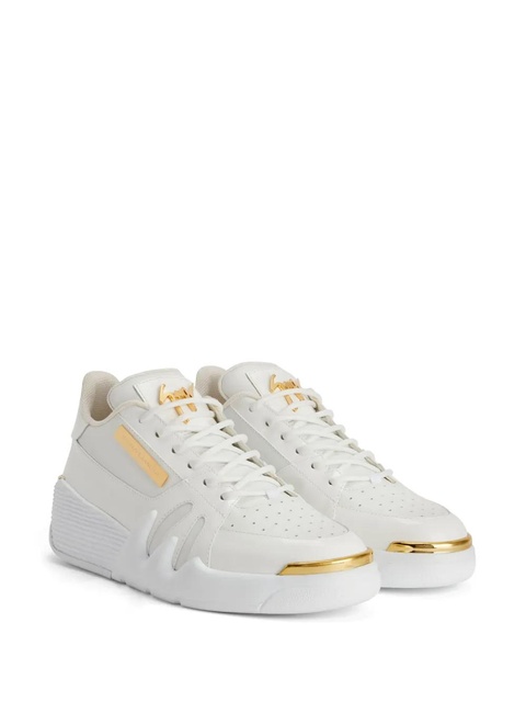 Giuseppe Zanotti Talon panelled leather sneakers - White - zdjęcie produktu nr 2