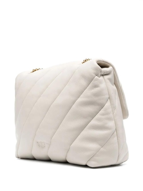 PINKO large Love puffer crossbody bag - White - zdjęcie produktu nr 2