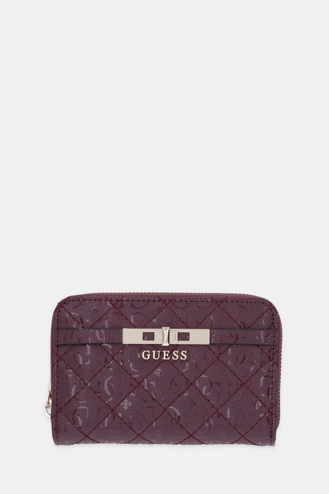 Guess portfel IDRA damski kolor bordowy SWGG81 57140 - zdjęcie produktu nr 1