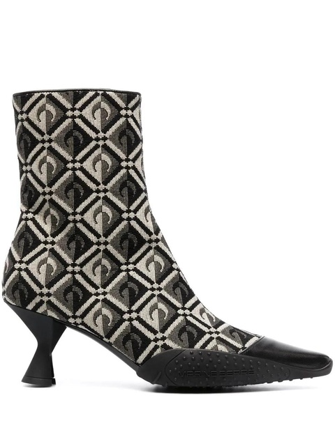 Marine Serre Moon Diamant ankle boots - Black - zdjęcie produktu nr 1