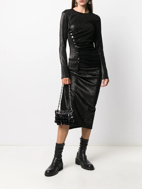 Rabanne embellished shoulder bag - Black - zdjęcie produktu nr 2