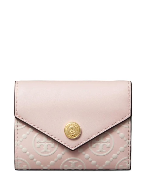 Tory Burch T-monogram envelope wallet - Pink - zdjęcie produktu nr 1