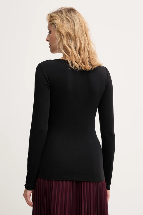 Twinset longsleeve kolor czarny 252LI2WBB - zdjęcie produktu nr 2
