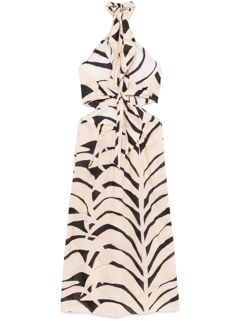 Johanna Ortiz The Rhythm Of Sea midi dress - Neutrals - zdjęcie produktu nr 1
