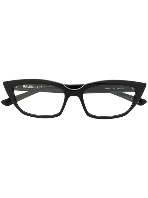 Balenciaga Eyewear cat eye glasses - Black - zdjęcie produktu nr 1