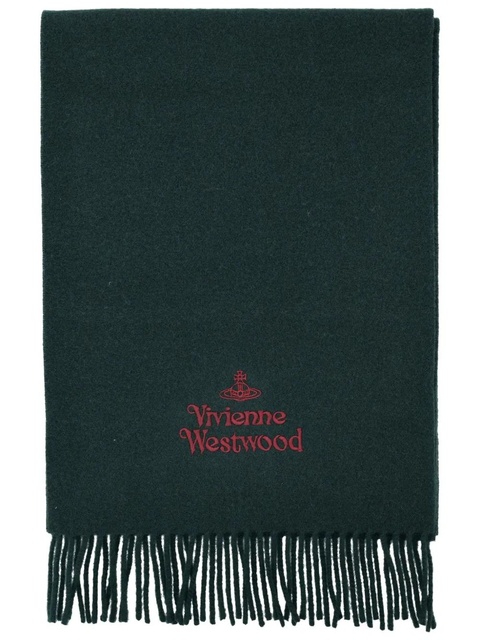 Vivienne Westwood logo scarf - Green - zdjęcie produktu nr 2