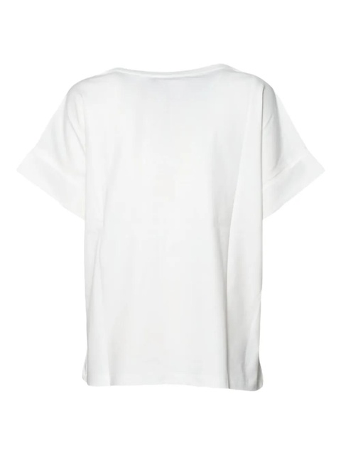 SOLOTRE cuffed T-shirt - White - zdjęcie produktu nr 2