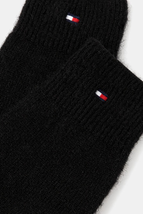 Tommy Hilfiger rękawiczki z wełną damskie kolor czarny AW0AW17797 - zdjęcie produktu nr 2