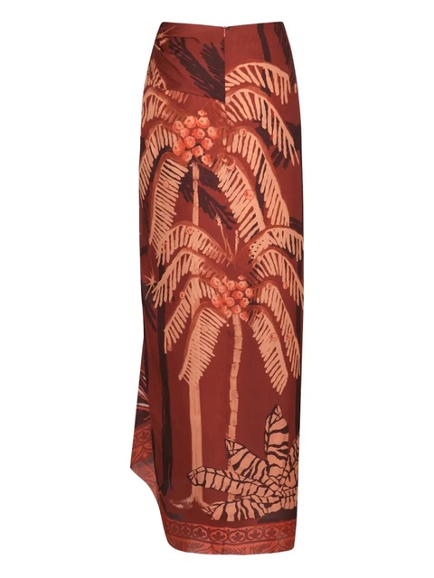 Johanna Ortiz Dance Floor printed maxi skirt - Red - zdjęcie produktu nr 2