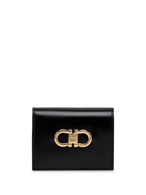 Ferragamo logo-plaque leather wallet - Black - zdjęcie produktu nr 1