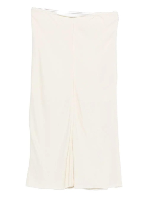 AMI Paris split-front skirt - Neutrals - zdjęcie produktu nr 2