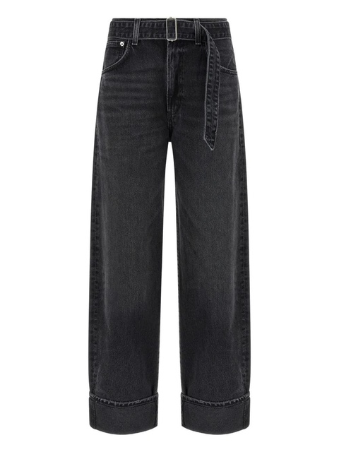 AGOLDE belted cuffed jeans - Grey - zdjęcie produktu nr 1