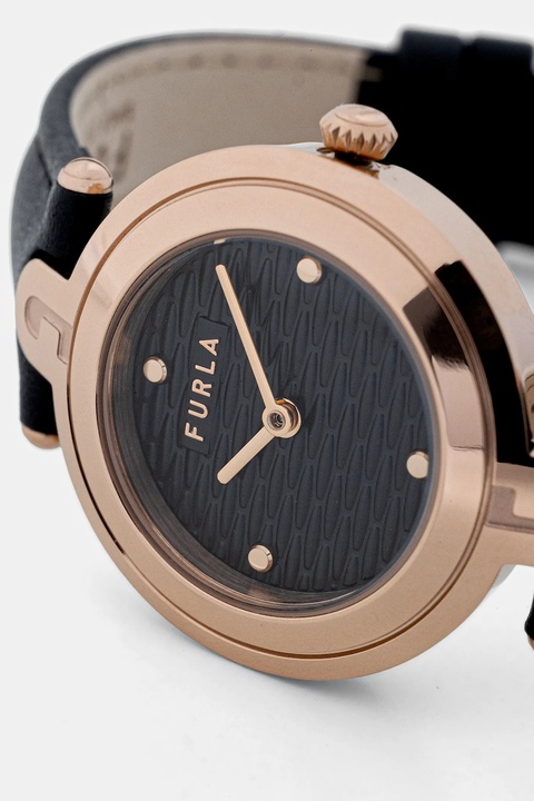 Furla zegarek damski kolor czarny WW00050024L3 - zdjęcie produktu nr 2